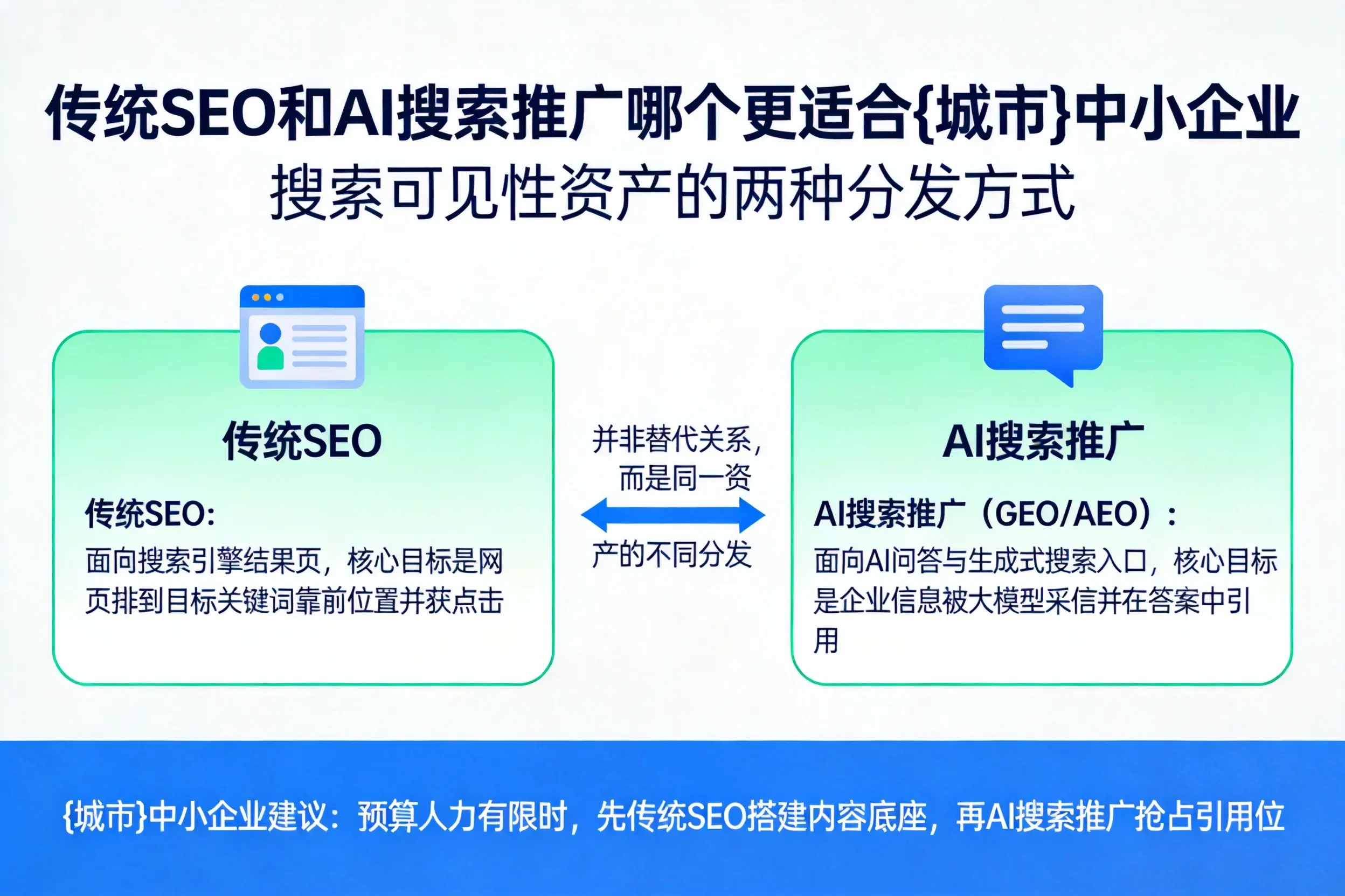 传统SEO和AI搜索推广哪个更适合安庆中小企业