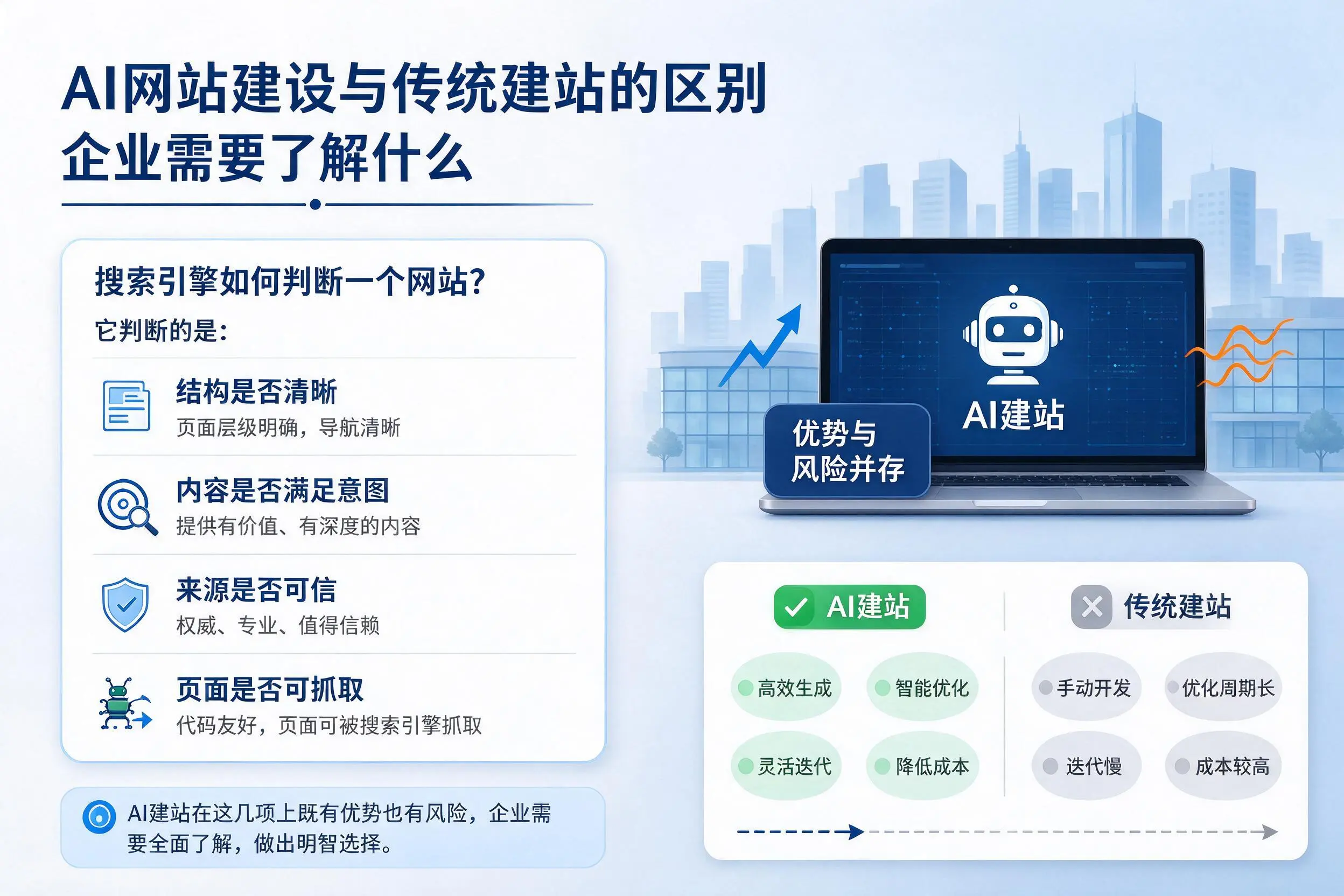 AI网站建设与传统建站的区别，安庆企业需要了解什么