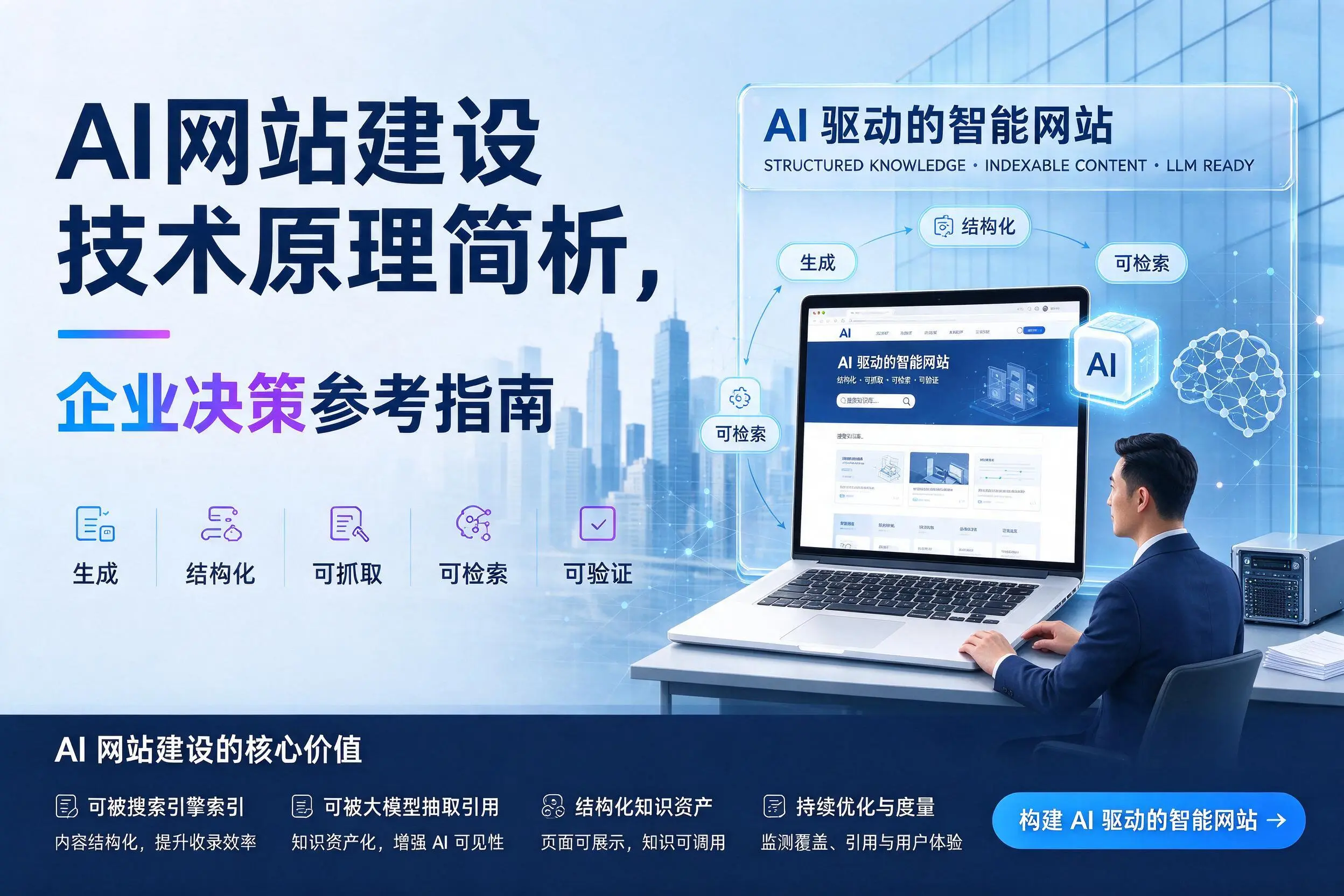 AI网站建设技术原理简析，安庆企业决策参考指南